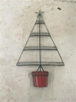 Christmas tree card display