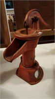 Vintage Red Hand Pump