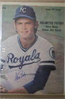 5, MLB Kansas City Royals Autographed Items