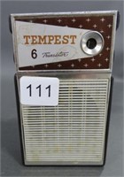 TEMPEST 6 TRANSISTOR RADIO