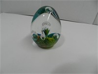 Multi Color Tear Drop Glass Paper Weight