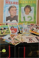 26, Asst. Football Cards; (2) 1971 Topps Football