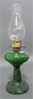GREEN OIL LAMP - 19"