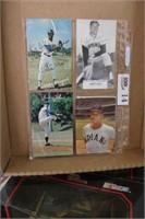 5, 3 1/2 x 5 1/2 MLB Autographed Picture Cards
