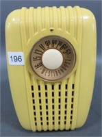 WESTINGHOUSE MODEL 501 RADIO - YELLOW