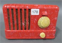 GENERAL ELECTRIC C400 RADIO - RED
