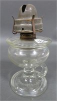 PATENDED 1870 FINGER OIL LAMP - 7"