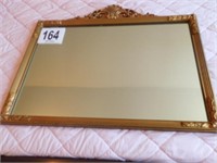 Very early framed mirror