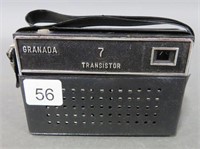 GRANADA 7 TRANSISTOR RADIO WITH CASE