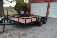 12’x76.5” Utility Trailer, 2 Axle, Heavy Duty