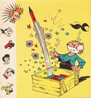 Album à colorier réalisé par Dupuis en 1964