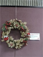 BURLAP WREATH BY JAIME ATKINSON