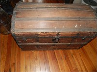 Curved Top Antique Trunk