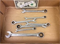 Lot of gearwrench reversible wrenches