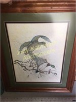 Vintage Doreen Luckie signed &#ed duck print