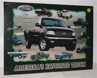 Metal Sign -  Ford Trucks