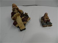 2 Collectible Northwood Santas by Alice Metts