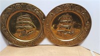 Decor Brass Ship Plates