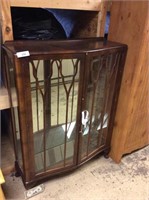 Vintage Turnidge display case with shelves and