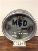 Miller genuine draft beer clock