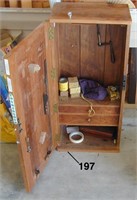 Nice wall-mounting tool cabinet dovetailed on the