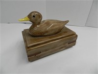 Duck Keepsake Ceramic Box