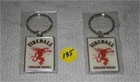 Fireball Brand Key chains (2)