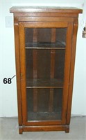 Oak cabinet out of old hardware store