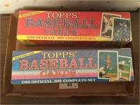 2 Sealed TOPPS baseball card sets