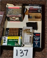 .22 CAL PARTIAL BOXES OF AMMO - CLIP - BB'S