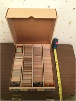 Large box of baseball cards