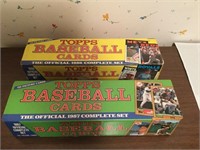 2 unsealed TOPPS baseball cards sets