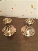 Gorham sterling weighted classic candleholders