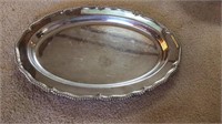 Staffordshire Silver Plate Oval Dish