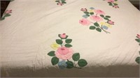 Vintage King Size Flower Quilt