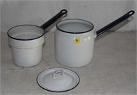 Enamel Ware Double boiler pot