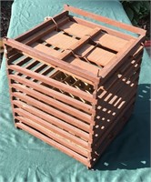 Wooden egg crate