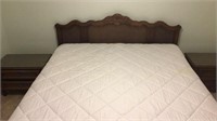 King Size Bed With 2 Night Stands by Drexel