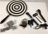 Vintage Maginfier and  Various Ophthalmoter Parts