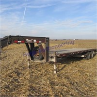 Mustang 8.5 x 30ft TA GN flatbed trailer