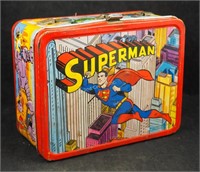 Vintage 1967 Original Superman Thermos Lunch Box