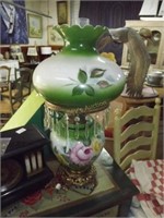 Hand painted contemporary parlor lamp