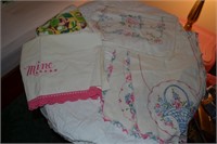 Vintage Tablecloth & Dresser Scarves