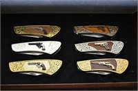 Franklin Mint Colt Collector Knife Set