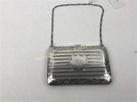 STERLING PURSE DANCE CARD HOLDER WITH PENCIL