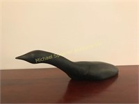 MOSES SR. APPAQA - INUIT LARGE CARVING OF A LOON