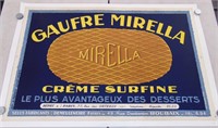 Gaufre Mirella Creme Surfine Poster.
