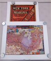 Posters. Lot of 2, Grand Canyon & Bound Brook