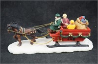 Vintage Christmas Presents Horse & Sleigh 8"