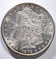 1879-O MORGAN DOLLAR CH BU + WHITE